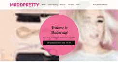 Desktop Screenshot of maddpretty.com